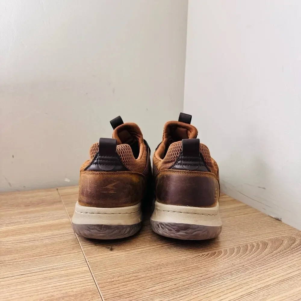 Skechers Delson Axton sneakers Brown Leather Men’s Size 12